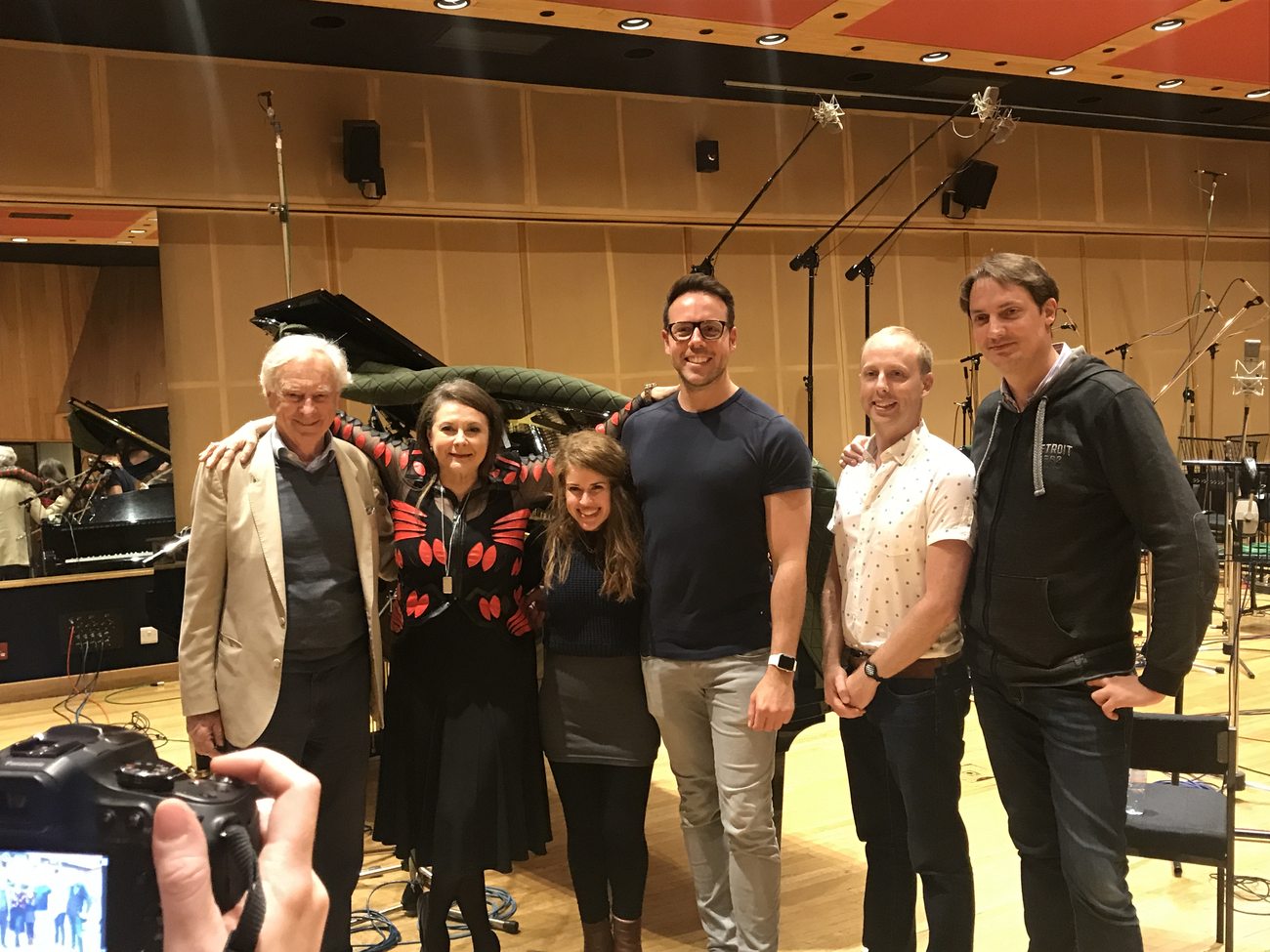 Musicians and collaborators gathered